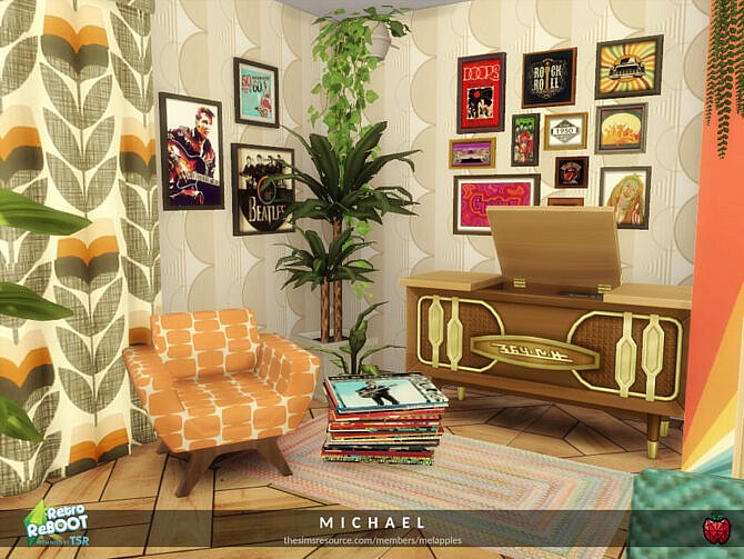 Retro Michael living by melapples at TSR