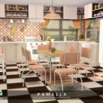 Retro Pamela kitchen by melapples at TSR