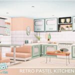 Retro Pastel Kitchen by Mini Simmer at TSR