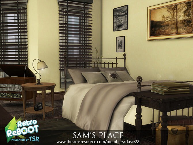 Retro SAM’S PLACE livingroom by dasie2 at TSR