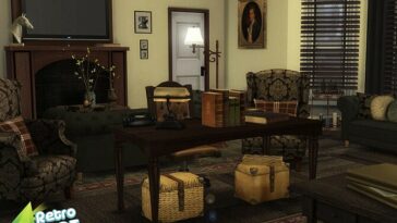 Retro SAM’S PLACE livingroom by dasie2 at TSR