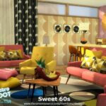 Retro Sweet 60s Living Room by dasie2 at TSR