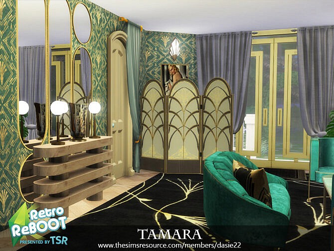 Retro TAMARA hallway by dasie2 at TSR