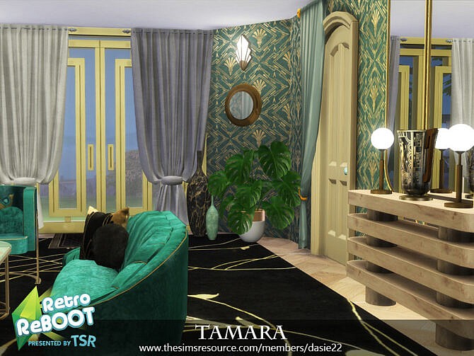 Retro TAMARA hallway by dasie2 at TSR