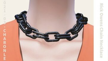 Rick Owens Chain Necklace at Charonlee