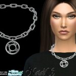 Roman numeral short necklace by NataliS at TSR