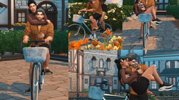 Romantic bicycle (Pose Pack) by Beto_ae0 at TSR