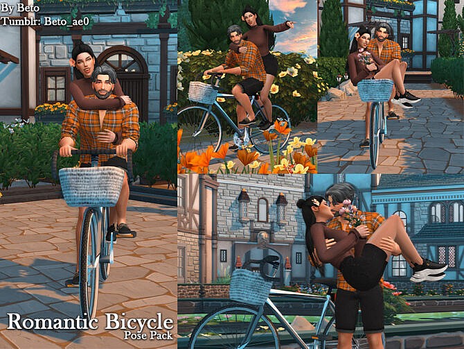 Romantic bicycle (Pose Pack) by Beto_ae0 at TSR