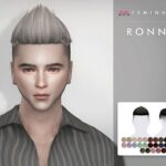 Ronnie Hair 145 by TsminhSims at TSR