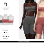 Ruched Strappy Crop Top by Bill Sims at TSR