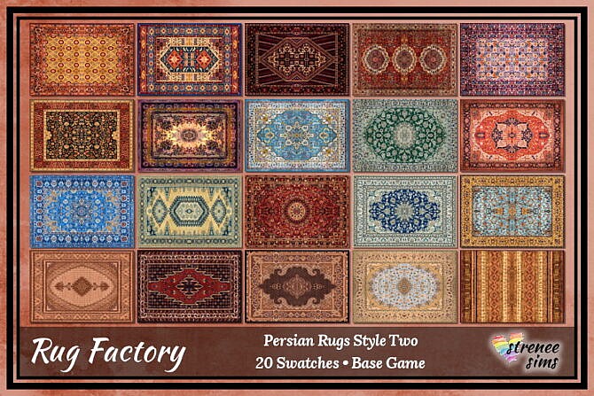 Rug Factory Persian Rugs at Strenee Sims