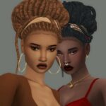 SANNA HAIR at Candy Sims 4