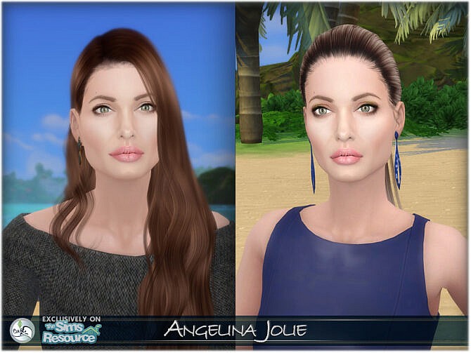 SIM Angelina Jolie by BAkalia at TSR
