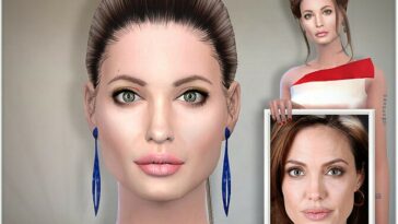 SIM Angelina Jolie by BAkalia at TSR