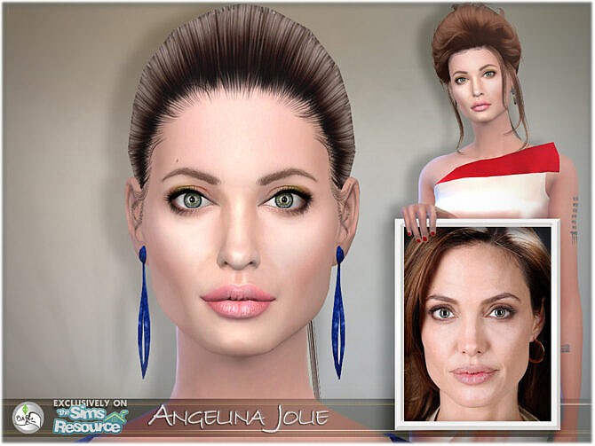 SIM Angelina Jolie by BAkalia at TSR