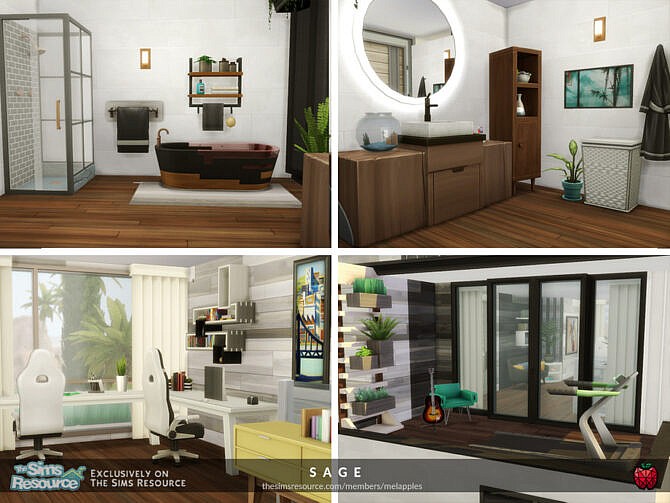 Sage home by melapples at TSR
