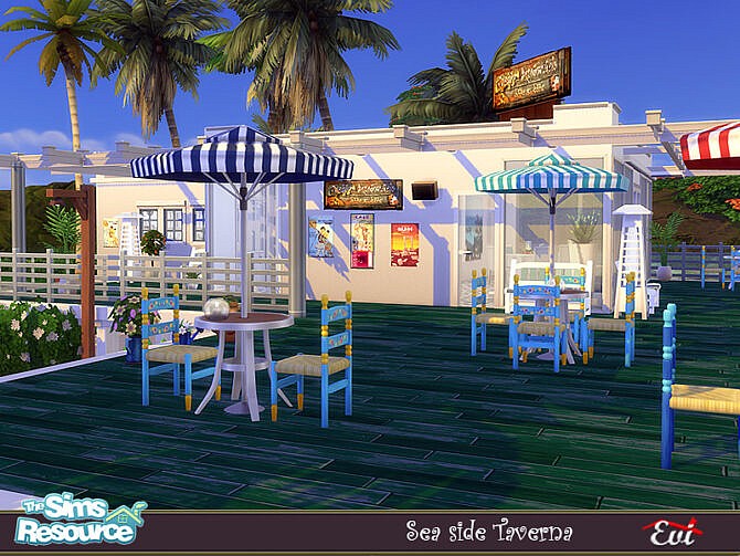 Sea side Taverna by evi at TSR
