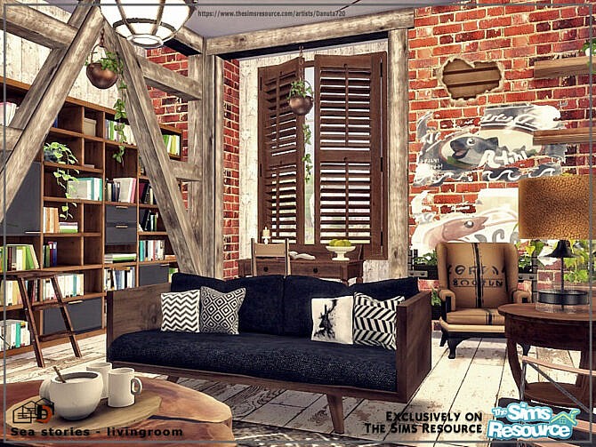 Sea stories livingroom by Danuta720 at TSR