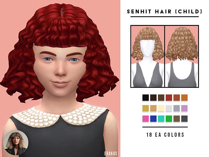 Senhit Hair (Child) by OranosTR at TSR