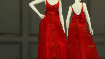 Shape with Bow Gown at Rusty Nail