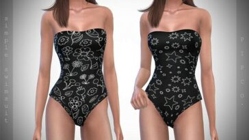 Simple Swimsuit by Pipco at TSR