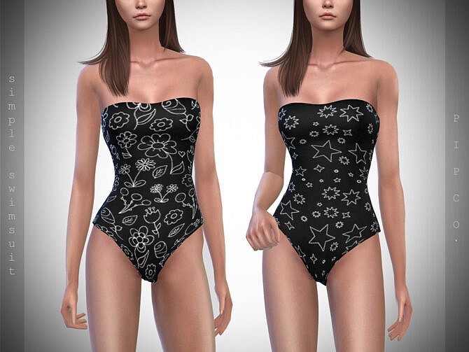 Simple Swimsuit by Pipco at TSR