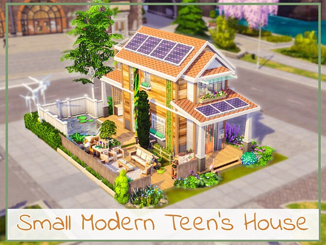 Small Modern Teen House by simmer_adelaina at TSR