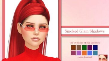 Smoked Glam Shadows by LadySimmer94 at TSR