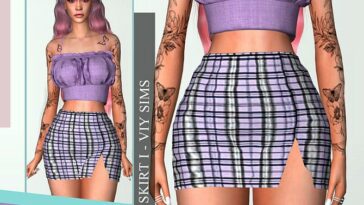 SpringTime Collection Skirt I by Viy Sims at TSR