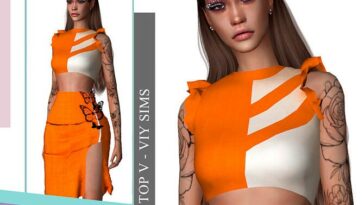 SpringTime Collection Top V by Viy Sims at TSR