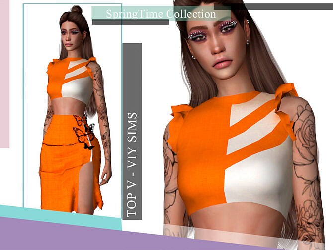 SpringTime Collection Top V by Viy Sims at TSR