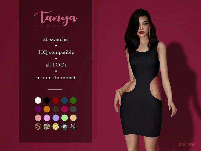 Tanya Dress at Katverse