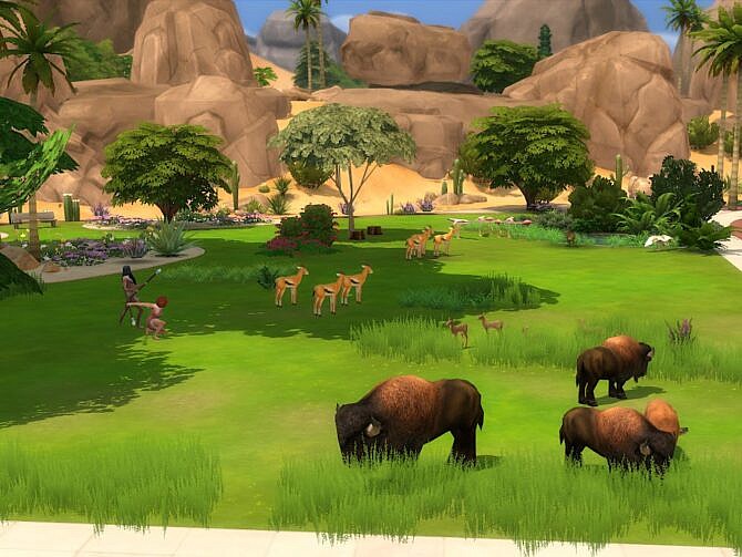 The Savannah and Little Pond at KyriaT’s Sims 4 World
