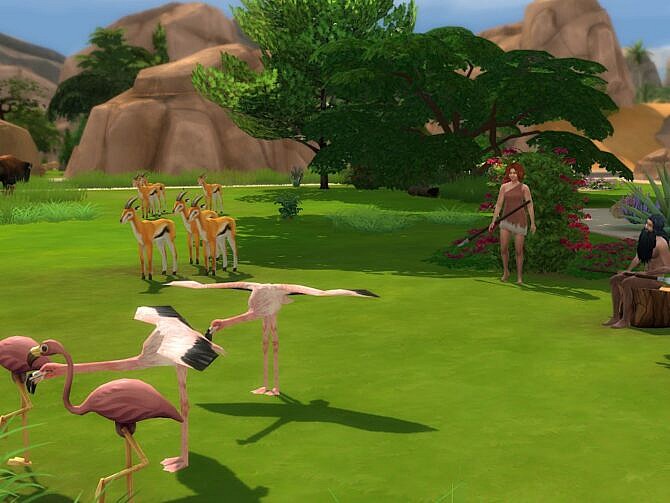 The Savannah and Little Pond at KyriaT’s Sims 4 World
