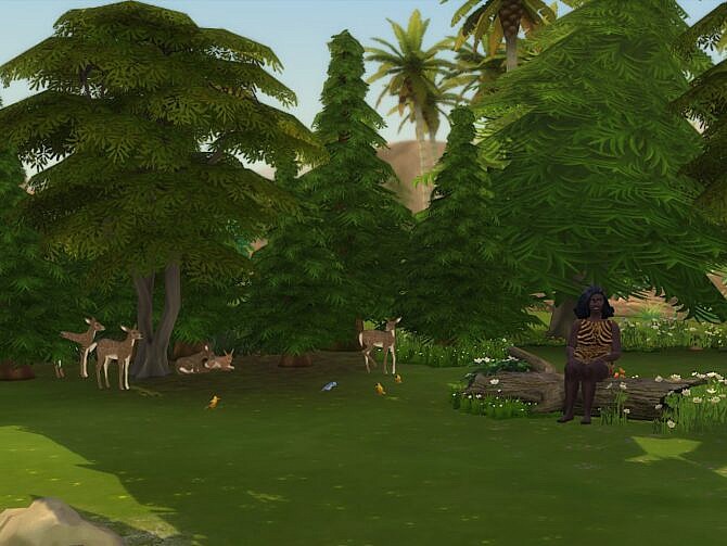 The Woods lot at KyriaT’s Sims 4 World
