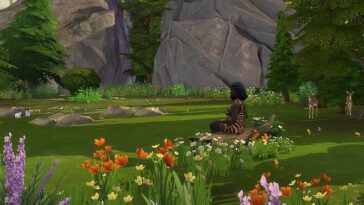 The Woods lot at KyriaT’s Sims 4 World