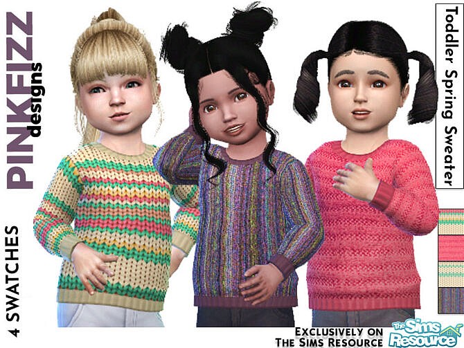 Toddler Spring Sweater by Pinkfizzzzz at TSR