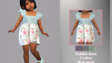 Toddler dress Aline by LYLLYAN at TSR