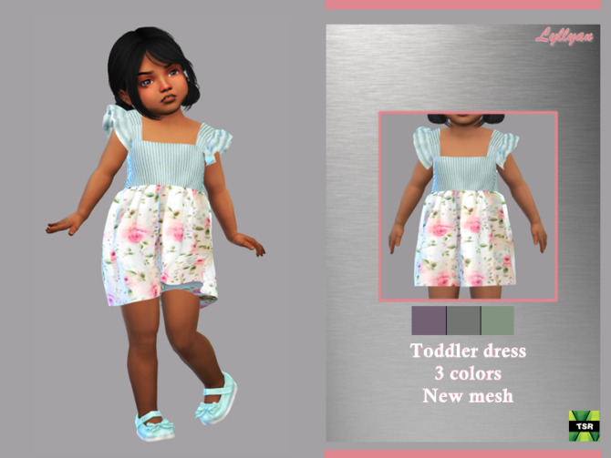 Toddler dress Aline by LYLLYAN at TSR