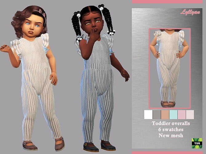 Toddler overalls Dalila by LYLLYAN at TSR