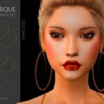 Torque Earrings Set by Suzue at TSR