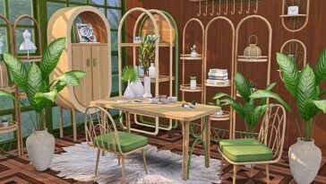 Trisha furniture set for home offices by soloriya at TSR