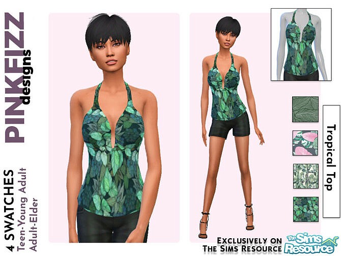 Tropical Top by Pinkfizzzzz at TSR
