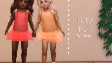 Tutu Top Toddler by Dissia at TSR