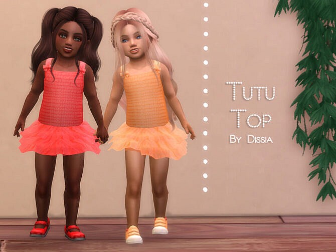 Tutu Top Toddler by Dissia at TSR