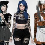 Varis Fishnet Shirt by MaruChanBe at TSR