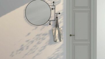 Vianela Wall Mirror With Hangers at Heurrs