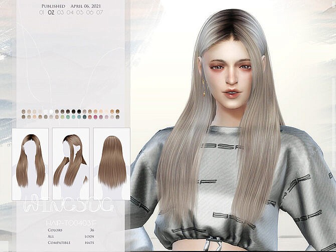 WINGS-TO0403 hair by wingssims at TSR