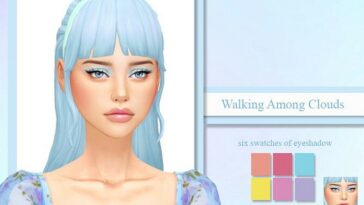 Walking Among Clouds eyeshadow by LadySimmer94 at TSR