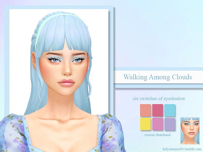 Walking Among Clouds eyeshadow by LadySimmer94 at TSR